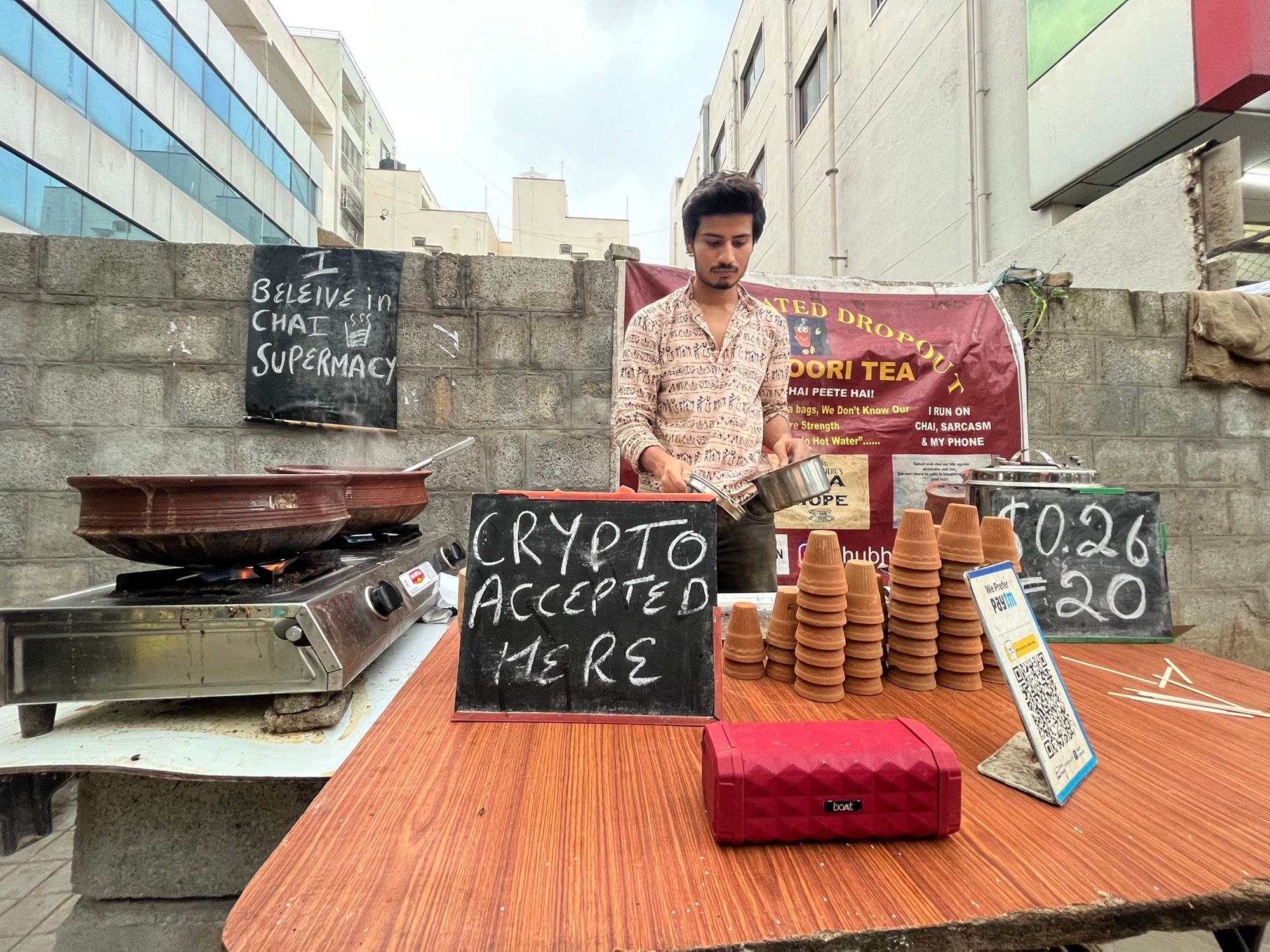 Bengaluru's tea vendor takes cryptocurrency payments, but is it making a profit?