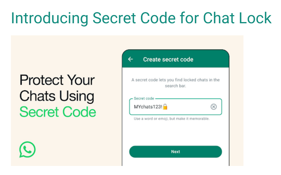 What is the Secret Code for Chats by WhatsApp? How Does It Work?
